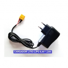 CARGADOR LITIO-LIPO 8,4V - 1,2Ah